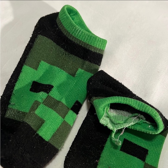 Minecraft 6 Pack Kids Socks Size S/M - Picture 5 of 5